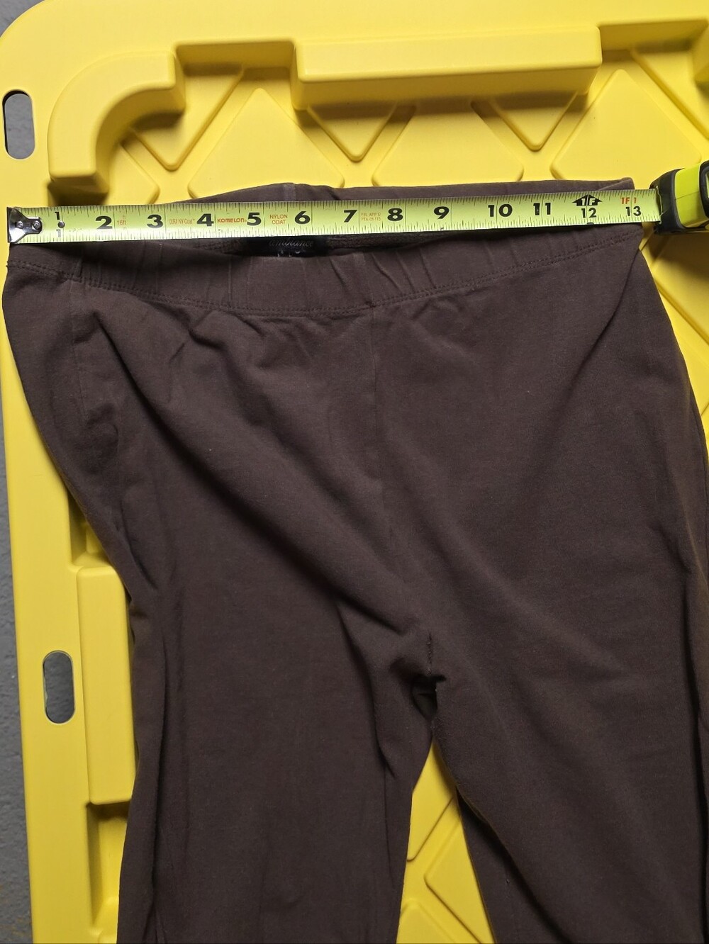 Women's Ambiance Brown Yoga Pants Size Large - Picture 5 of 7